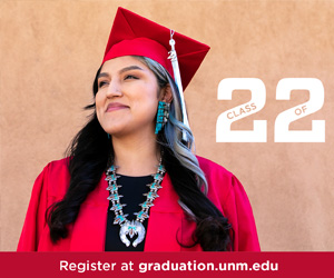 UNM Class of 2022 - Register at graduation.unm.edu