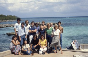 Lynn at Discovery Bay Marine Lad, Jamaica, 1982