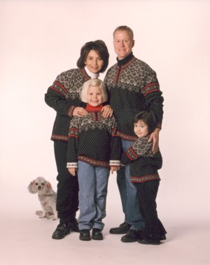 Todd Hill and family, 2000