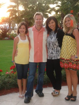 Todd Hill and family, March 2008