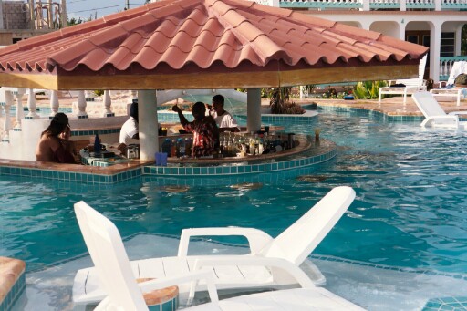 Belizean Shores pool bar