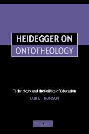 Heidegger on Ontotheology
