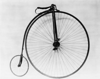High wheel "ordinary" bicycle from 19th Century