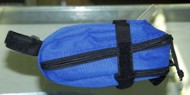 Blue under-seat type small bike bag