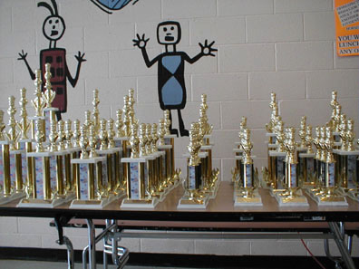 Chess tournament trophies