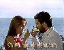 Gabriela Spanic and Miguel de León