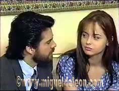 Miguel de León and Gabriela Spanic