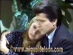 Miguel de León and Sonya Smith