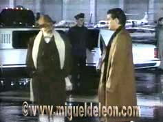 Actor Miguel Corcega and Miguel de León