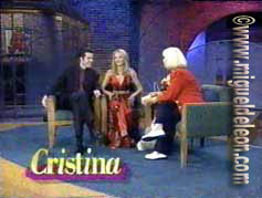 Miguel de Le&oacute;n, Gabriela Spanic y Cristina Saralegui