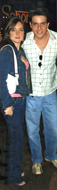 Miguel de León con su novia Jennifer
