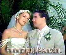 Gabriela Spanic and Miguel de León