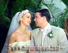 Gabriela Spanic and Miguel de León