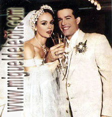 Miguel de León and Gabriela Spanic