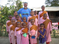 Orphan Buddhist Nuns Choir, Rangoon Burma