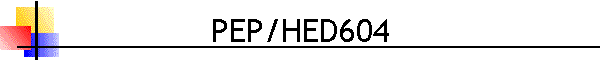 PEP/HED604