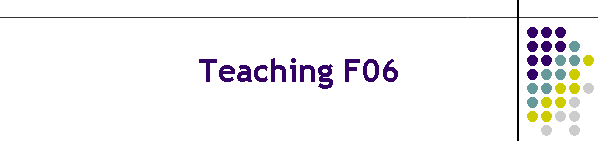 Teaching F06