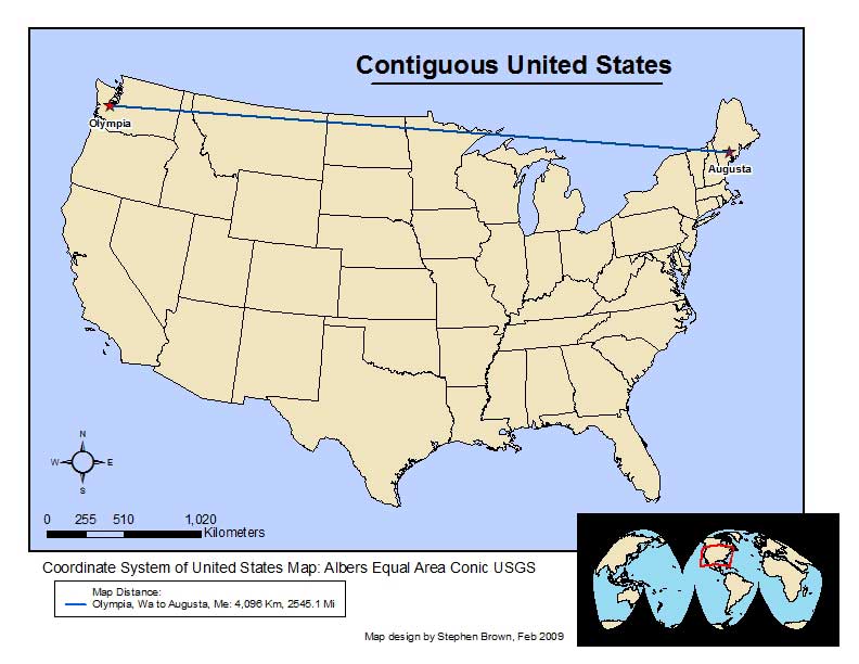 Projected USA