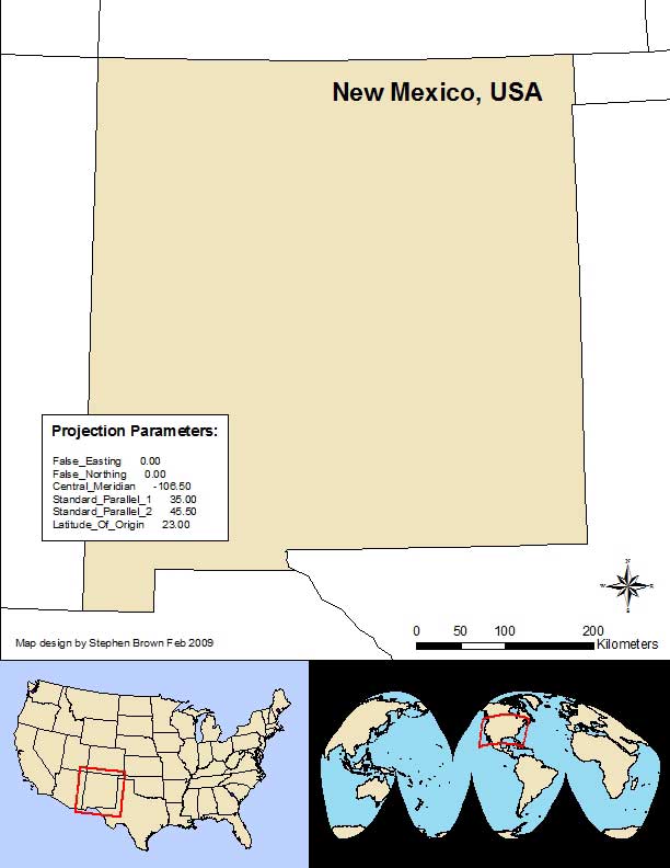 New Mexico Map