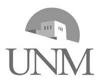 UNM Logo Vert Grayscale