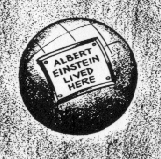 Einstein lived here