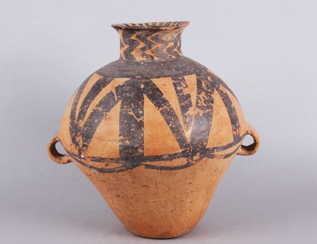 Neolithic painted jar