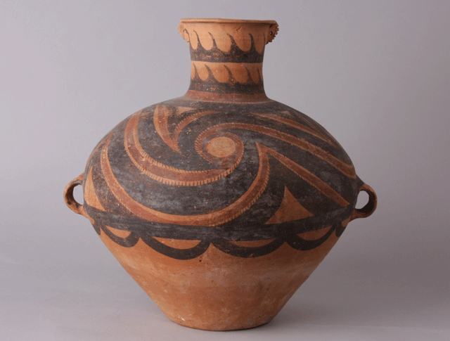 Neolithic painted jar