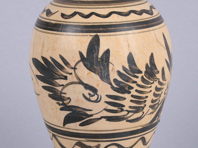 detail of Cizhou ware jar