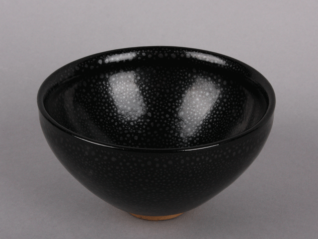 Oil spot tea bowl
