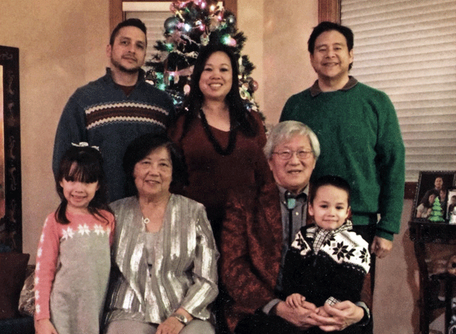 Chan family 2014 Christmas picture