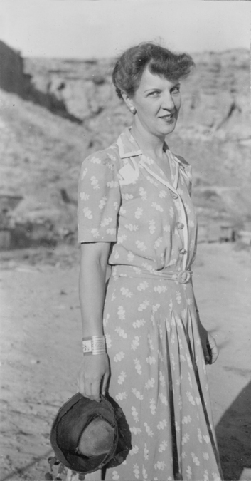Dr. Ellis in Chaco Canyon