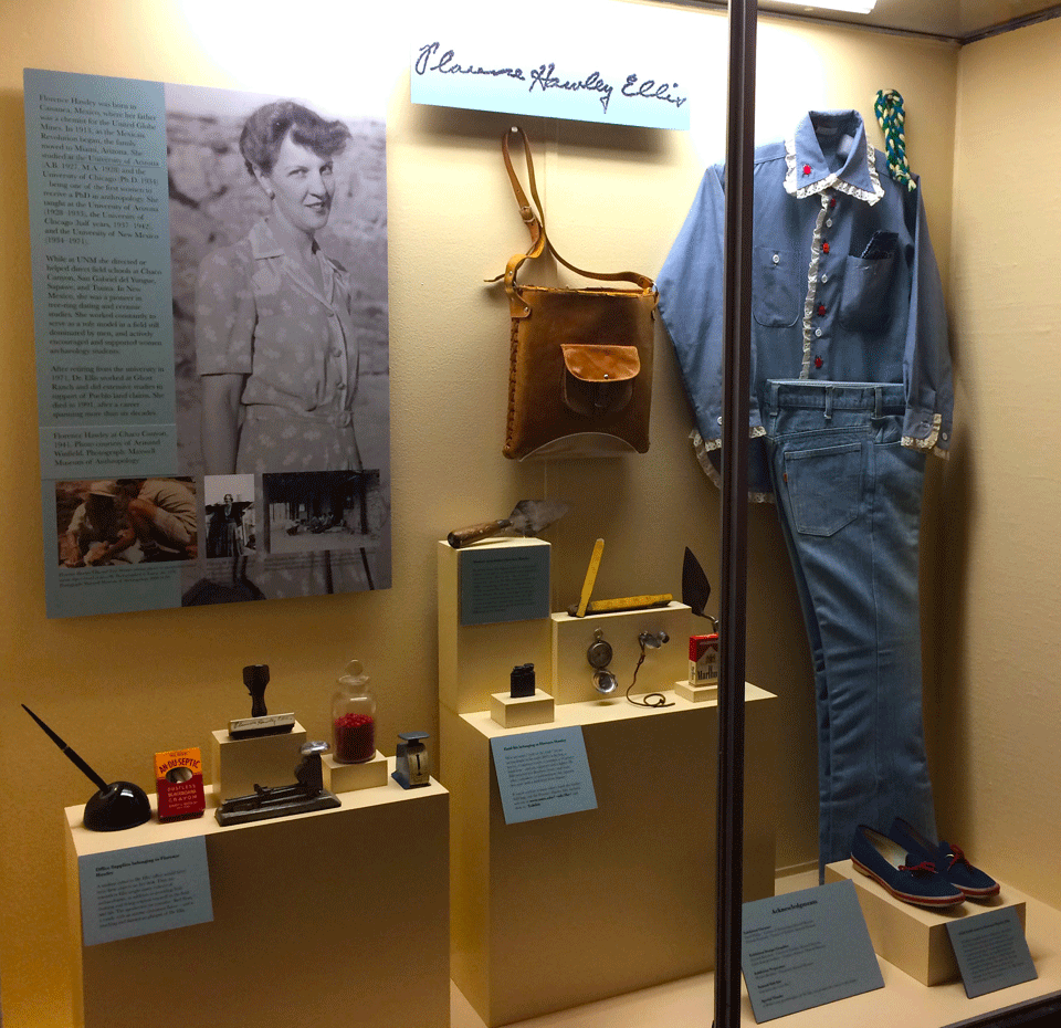 A display on Florence Hawley Ellis