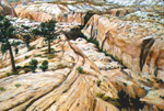 Lower Calf Creek pastel by Jeff Potter AVAILABLE