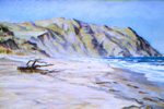 Point Reyes Seashore pastel by Jeff Potter  SOLD