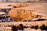 Rio Grande Gorge in Winter oil by Jeff Potter   SOLD
