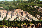 Peggy Mesa in the Jemez Mts. oil by Jeff Potter <p>
