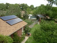 rooftop photo of our 3.6 kW photovoltaic array