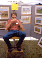 Jeff at an Art Fair in Patagonia, AZ