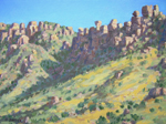 Chiracahua Shadows oil by Jeff Potter SOLD