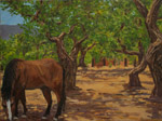 Cisco on Dixon Road - plein air oil painting by Jeff Potter SOLD