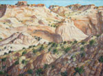 Escalante Canyon plein air pastel by Jeff Potter - AVAILABLE