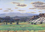 Escalante Valley View West plein air pastel by Jeff Potter AVAILABLE