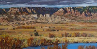 Jemez Valley Panorama oil painting by Jeff Potter SOLD