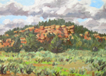 Jicarilla Cliffs Plein Air OIL by Jeff Potter  AVAILABLE