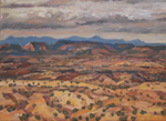 Plein Air OIL "Pending Storm, Nacimiento Range" by Jeff Potter SOLD