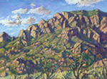 Elena Gallegos Open Space View of Sandias pastel by Jeff Potter AVAILABLE