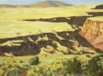 Rio Grande Gorge demonstration oil painting by Jeff Potter AVAILABLE