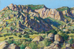 Sandia Foothills Series-1 pastel by Jeff Potter AVAILABLE