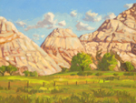 Sandstone Formations Near Boulder UT oil by Jeff Potter SOLD