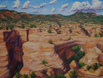 Sipapu Natural Bridge studio oil painting by Jeff Potter AVAILABLE